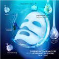 Masque en feuille hyaluronique OEM Soins de la peau Décoller les feuilles de masque facial pour hydrater l&#39;Anti-vieillissement